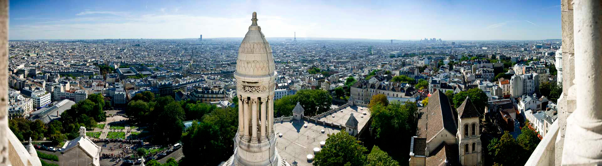 VISTA DE PARIS DESDE LA BASÍLICA DE SACRÉ CŒUR